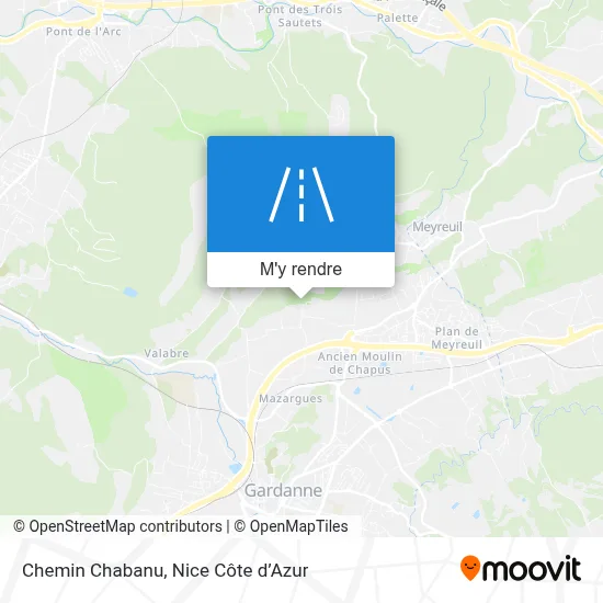 Chemin Chabanu plan