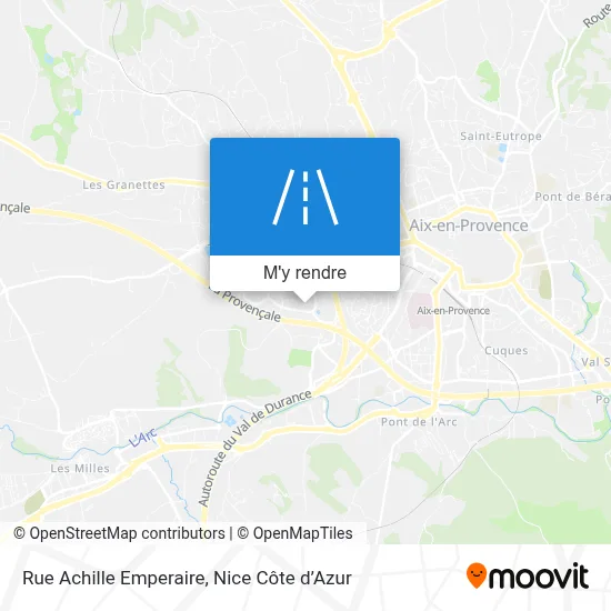 Rue Achille Emperaire plan