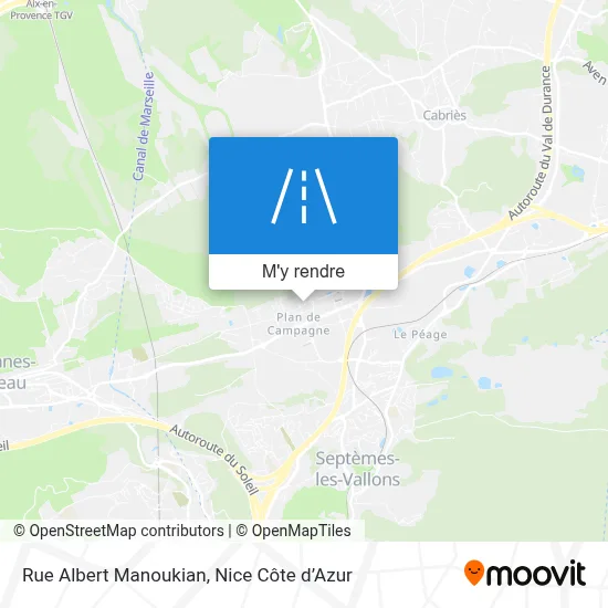 Rue Albert Manoukian plan