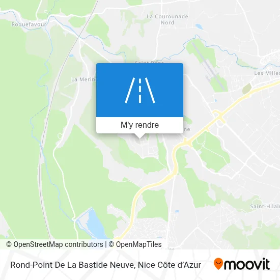 Rond-Point De La Bastide Neuve plan