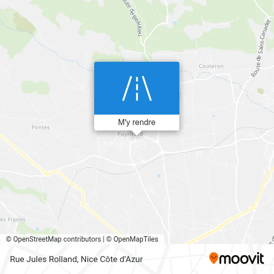 Rue Jules Rolland plan