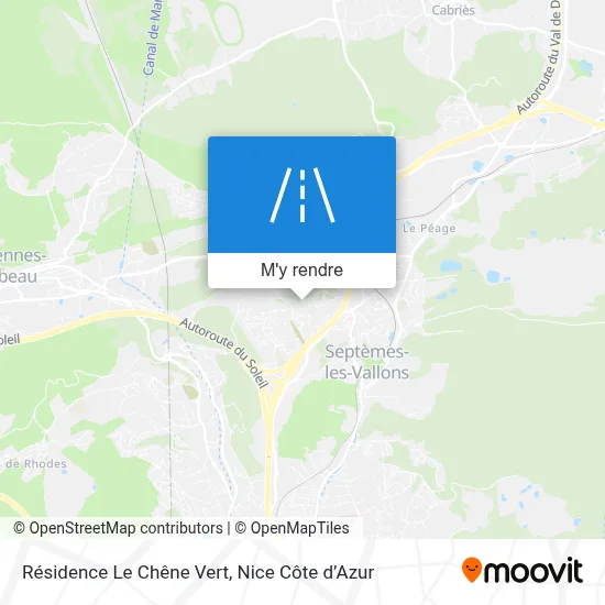 Résidence Le Chêne Vert plan