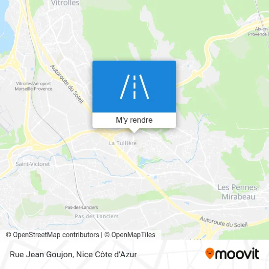 Rue Jean Goujon plan