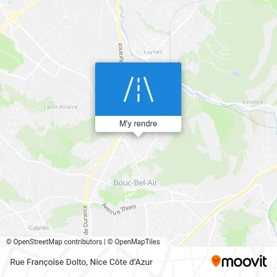Rue Françoise Dolto plan