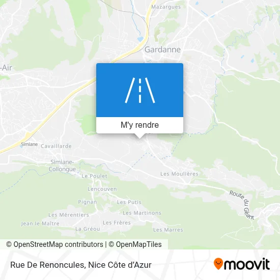 Rue De Renoncules plan