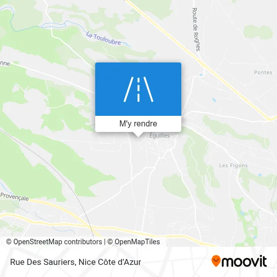 Rue Des Sauriers plan