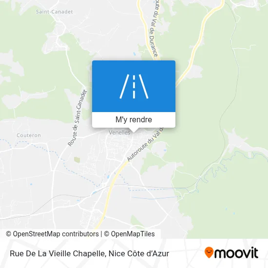 Rue De La Vieille Chapelle plan