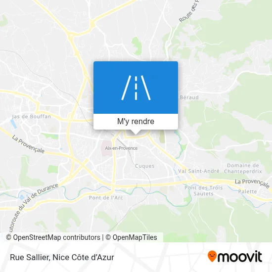 Rue Sallier plan