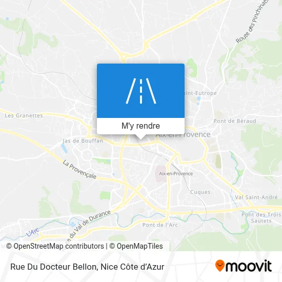 Rue Du Docteur Bellon plan