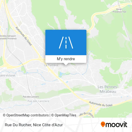 Rue Du Rucher plan