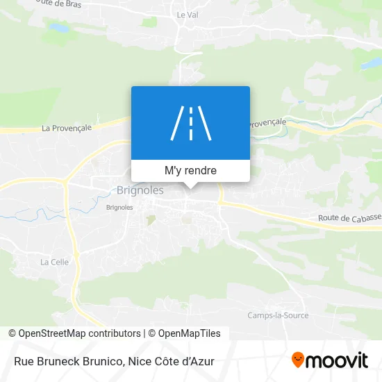 Rue Bruneck Brunico plan