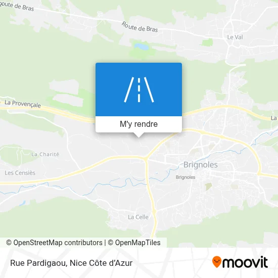 Rue Pardigaou plan
