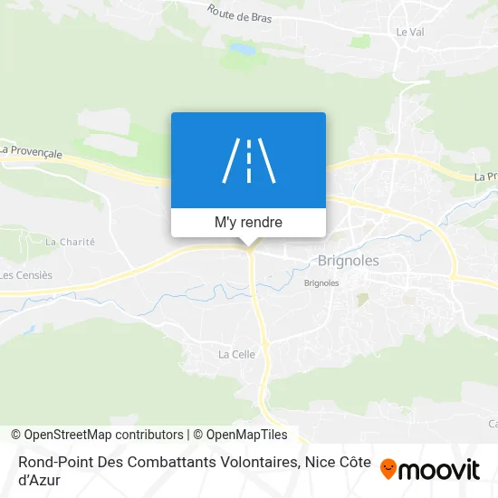 Rond-Point Des Combattants Volontaires plan