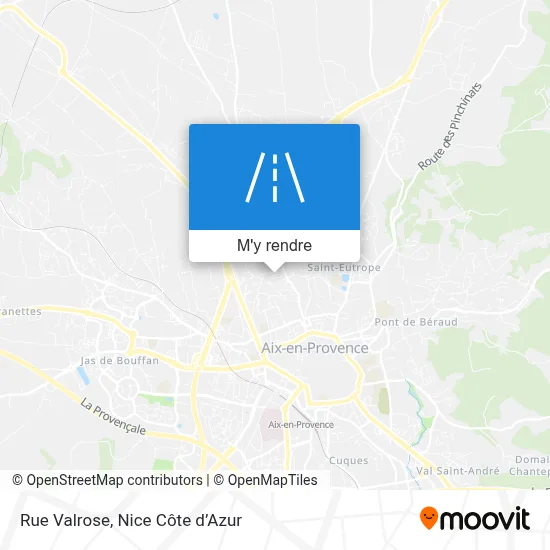 Rue Valrose plan