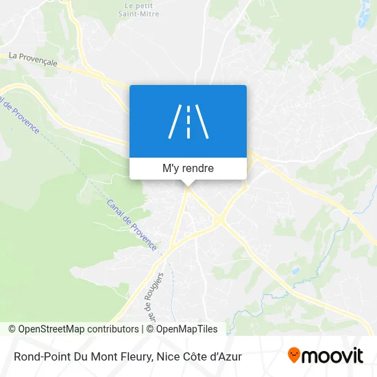 Rond-Point Du Mont Fleury plan
