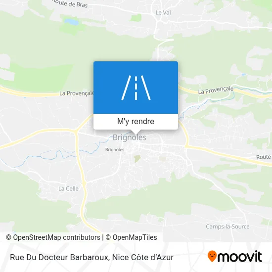 Rue Du Docteur Barbaroux plan