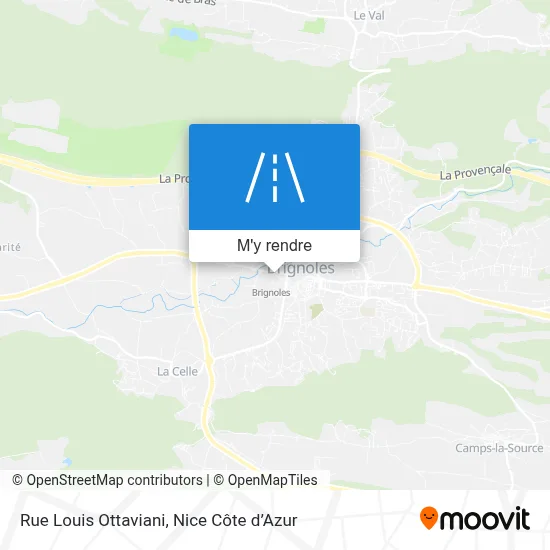 Rue Louis Ottaviani plan