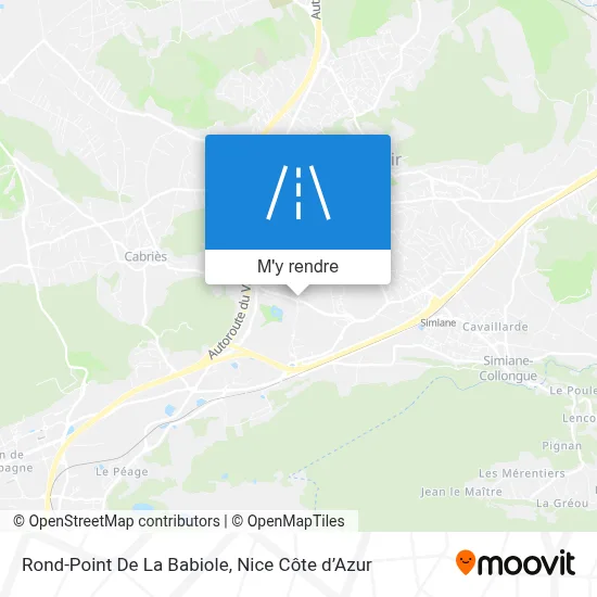 Rond-Point De La Babiole plan