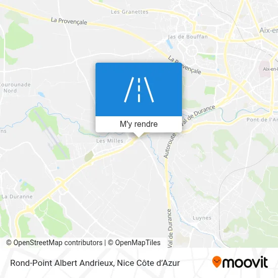 Rond-Point Albert Andrieux plan