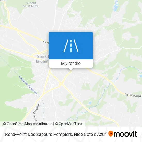 Rond-Point Des Sapeurs Pompiers plan