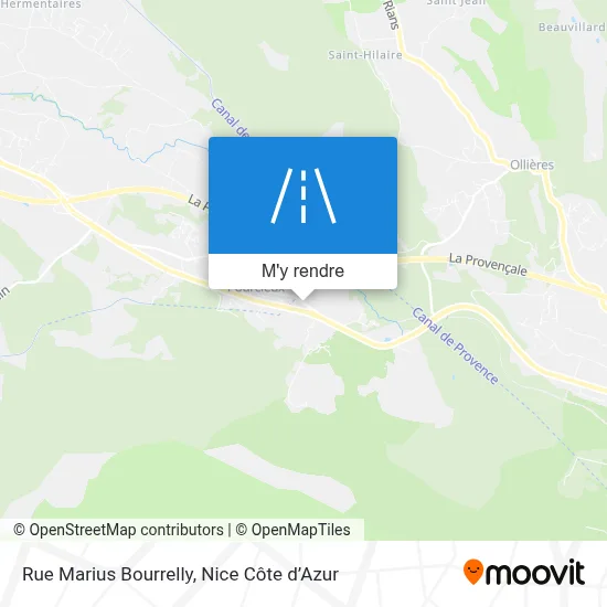 Rue Marius Bourrelly plan