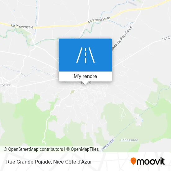 Rue Grande Pujade plan