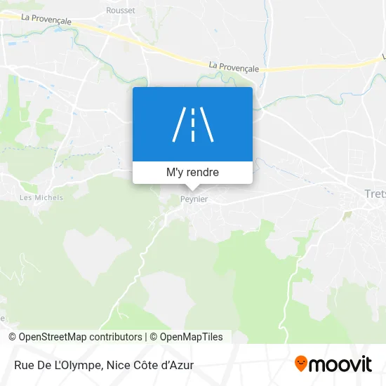 Rue De L'Olympe plan