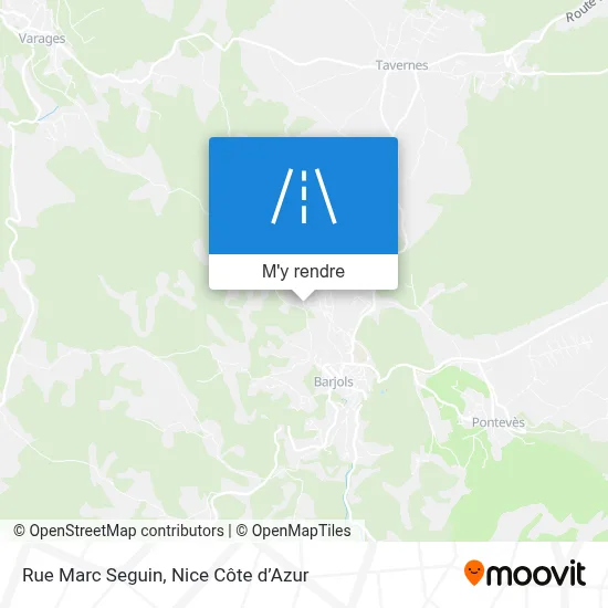 Rue Marc Seguin plan