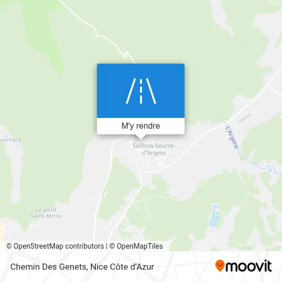 Chemin Des Genets plan