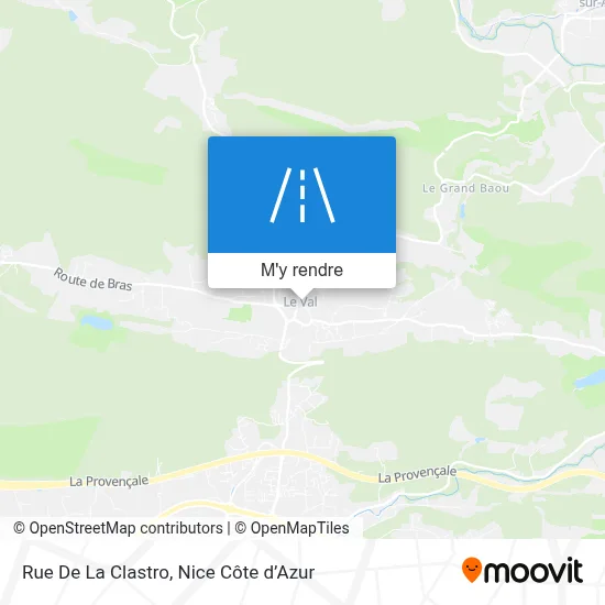 Rue De La Clastro plan