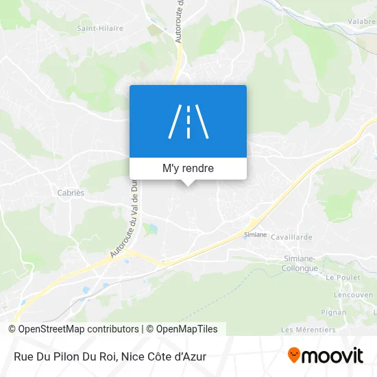 Rue Du Pilon Du Roi plan