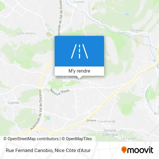 Rue Fernand Canobio plan