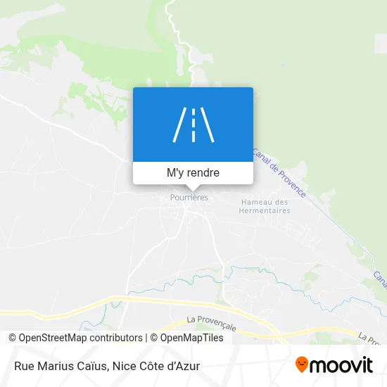 Rue Marius Caïus plan