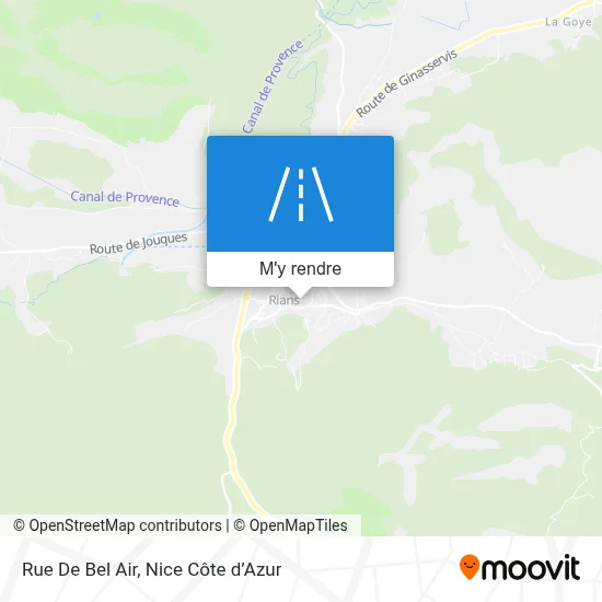 Rue De Bel Air plan