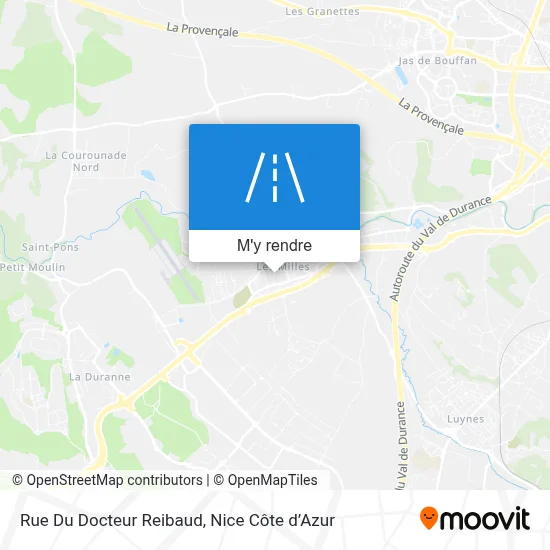 Rue Du Docteur Reibaud plan