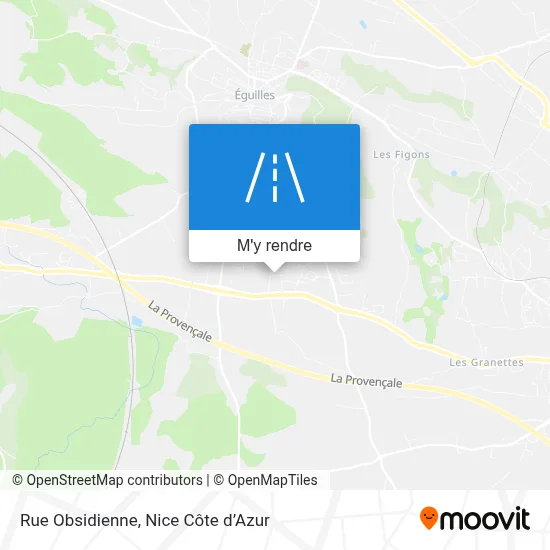 Rue Obsidienne plan