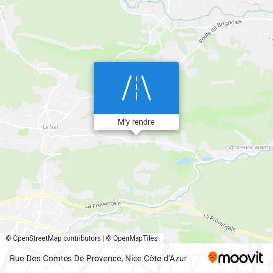 Rue Des Comtes De Provence plan