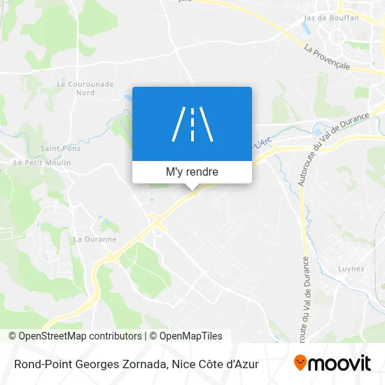 Rond-Point Georges Zornada plan