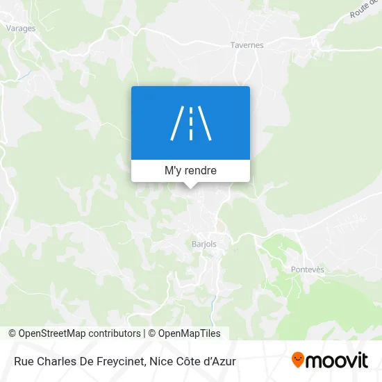 Rue Charles De Freycinet plan