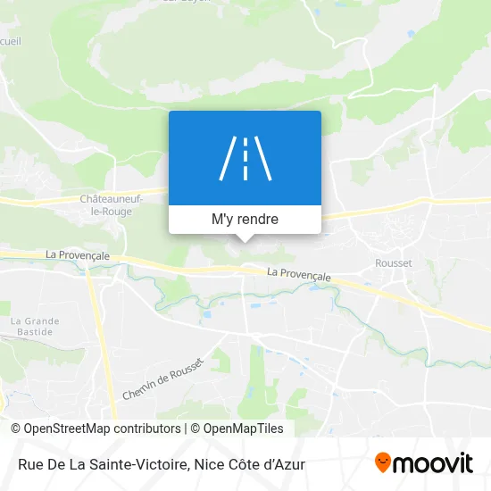 Rue De La Sainte-Victoire plan