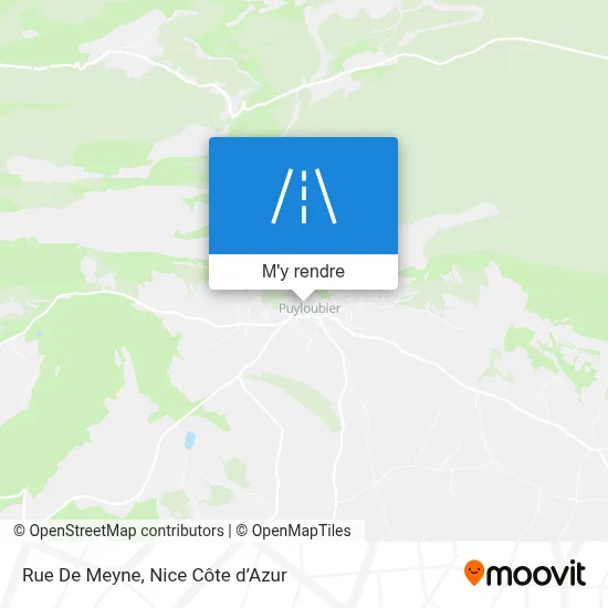 Rue De Meyne plan