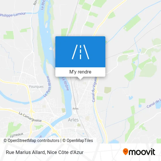 Rue Marius Allard plan