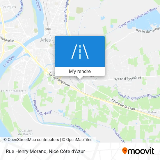 Rue Henry Morand plan