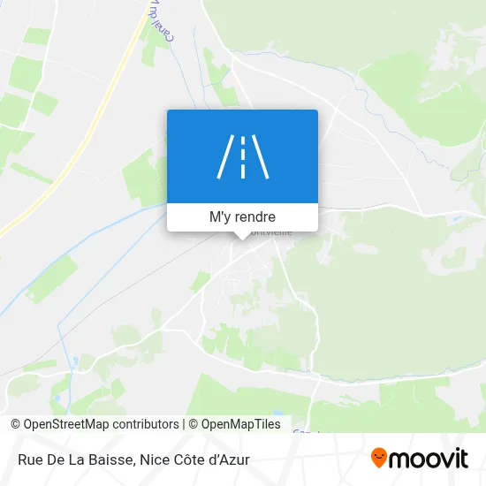 Rue De La Baisse plan