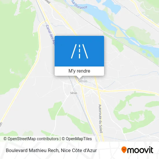 Boulevard Mathieu Rech plan