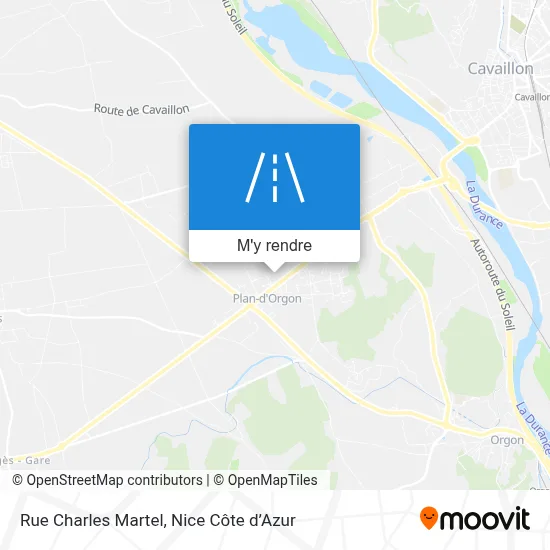 Rue Charles Martel plan