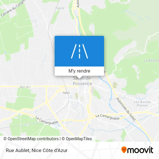 Rue Aublet plan
