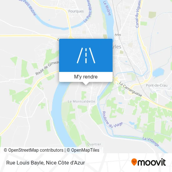Rue Louis Bayle plan