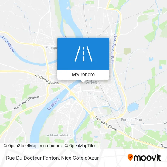 Rue Du Docteur Fanton plan