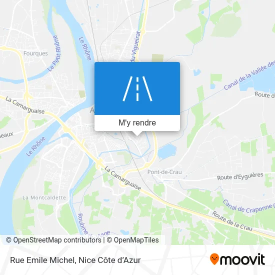 Rue Emile Michel plan